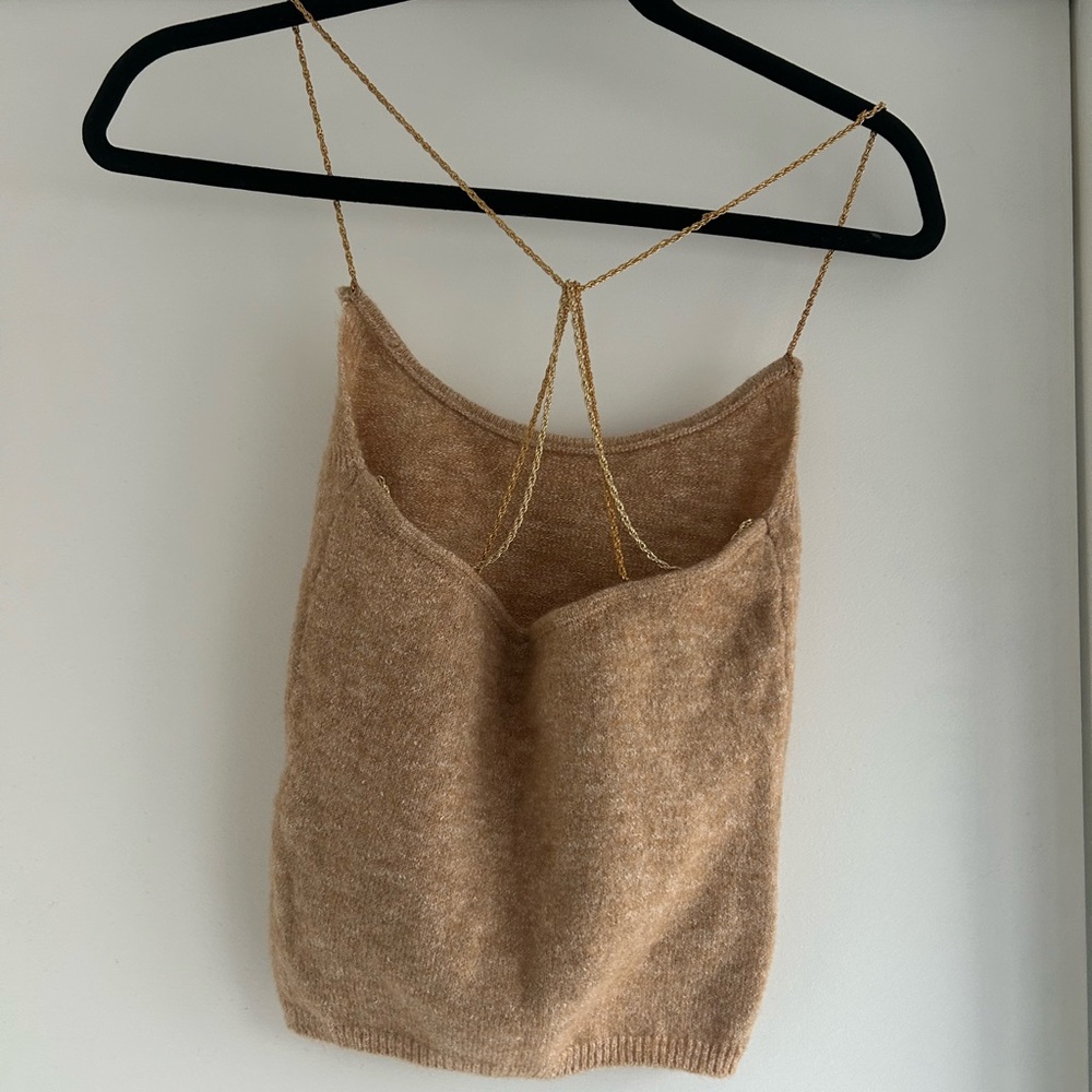 Zara Light Camel Top